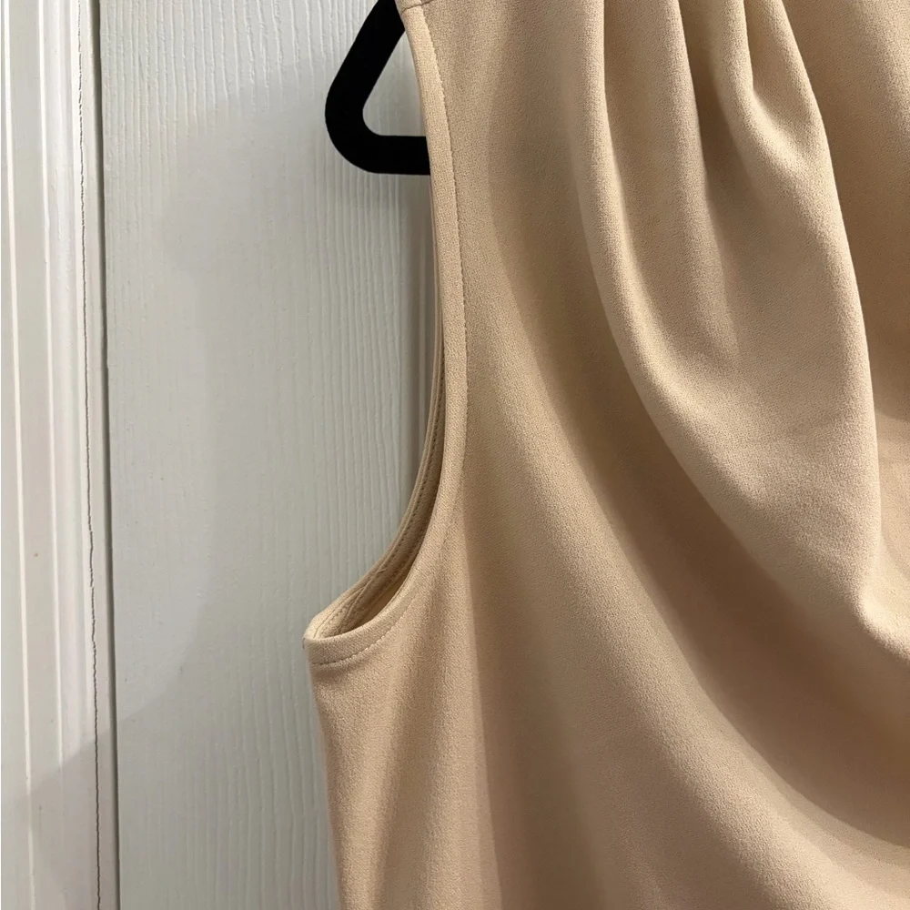 Ann Taylor Draped Neck Sleeveless Top - Picture 3 of 6